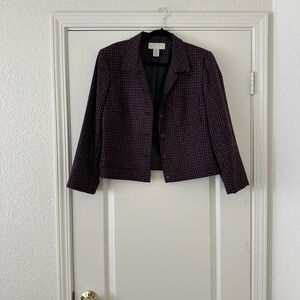 Norton McNaughton Dark Purple Blazer